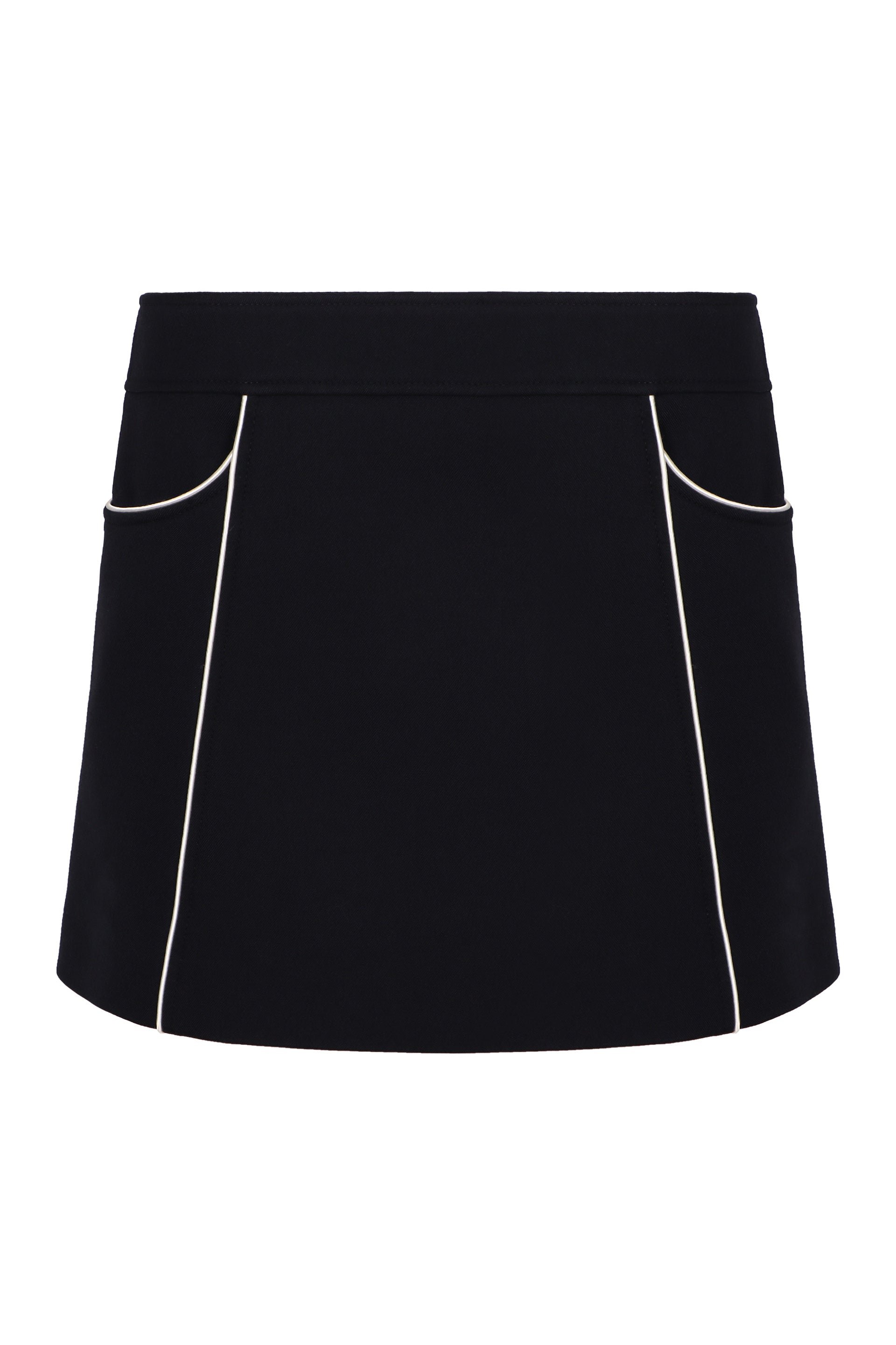 WOOL MINI SKIRT Celine blue 38