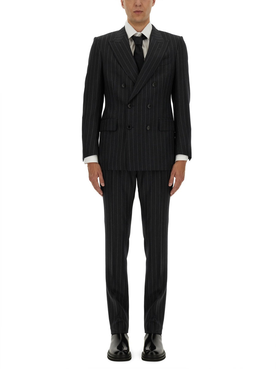 GREY WOOL SUITS Tom Ford GREY 50