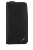 BLACK LEATHER WALLET Prada BLACK TU