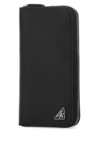 BLACK LEATHER WALLET Prada