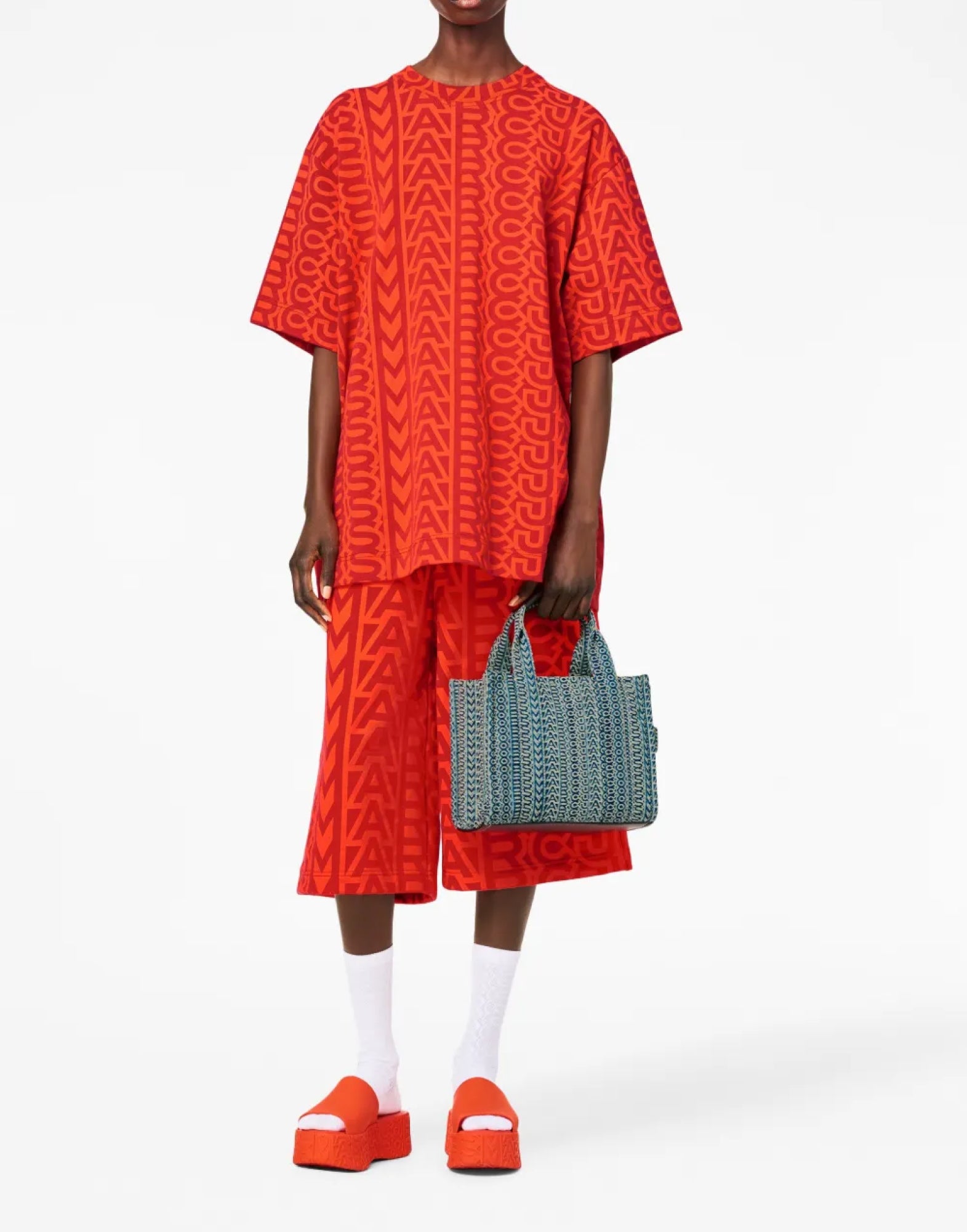 THE MONOGRAM DENIM SMALL TOTE BAG Marc Jacobs