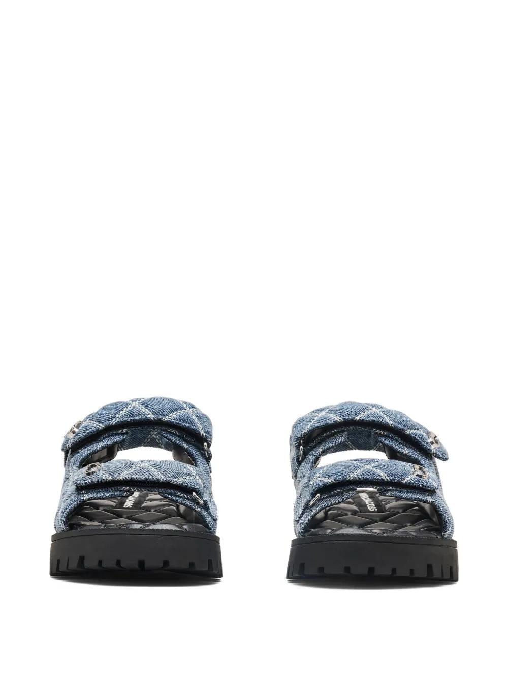 QUILTED DENIM SANDALS Marc Jacobs