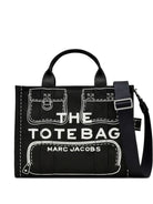 "THE TOTE BAG" CARGO CANVAS TOTE BAG Marc Jacobs BLACK UNICA