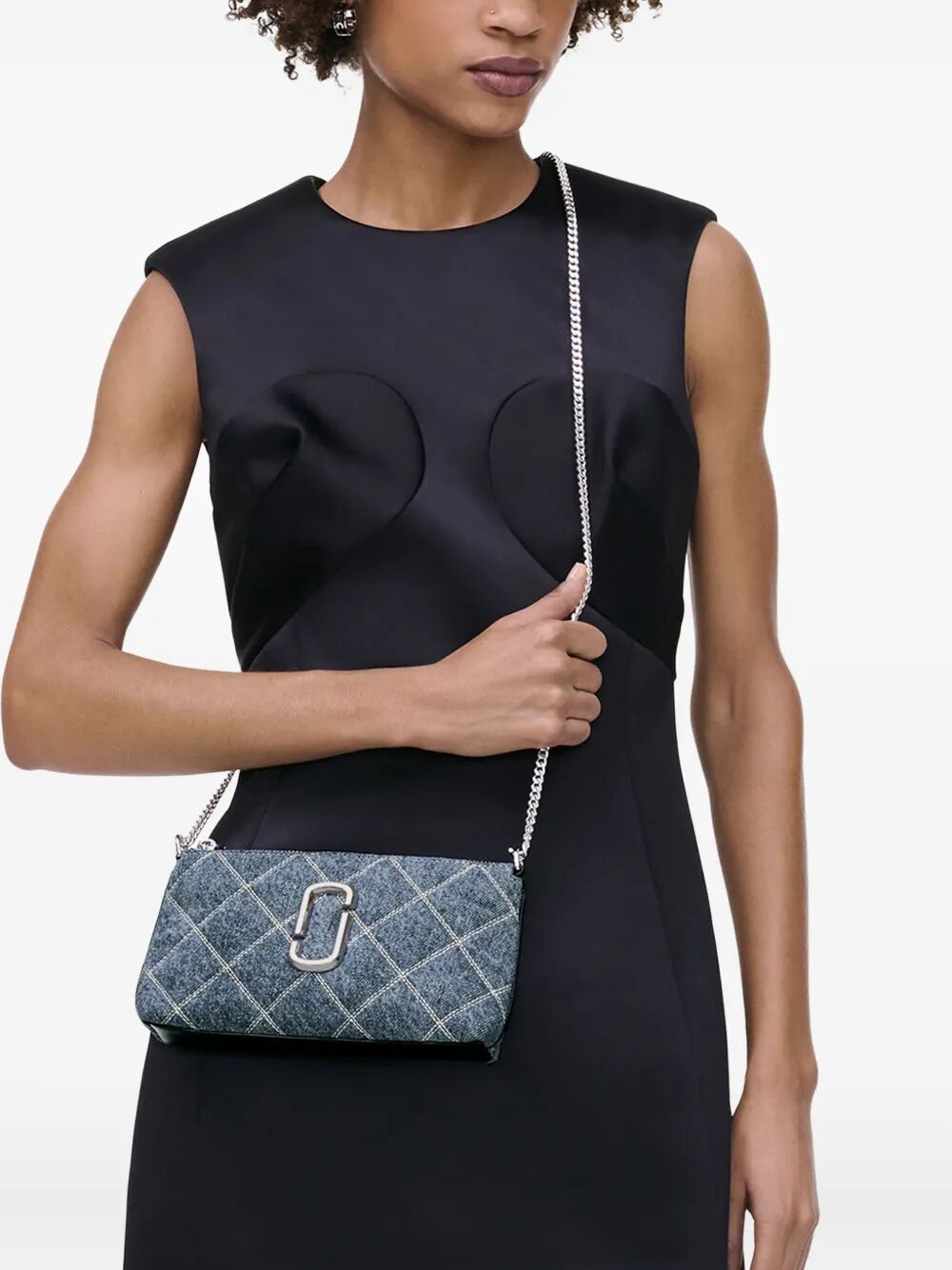"THE POCHETTE" QUILTED DENIM SNAPSHOT Marc Jacobs