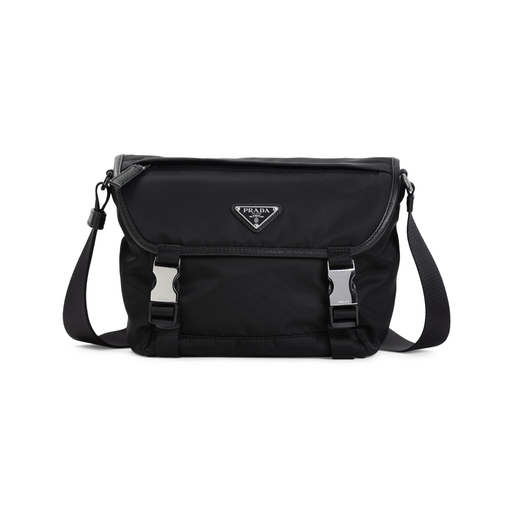 RE-NYLON MESSENGER BAG Prada black TU