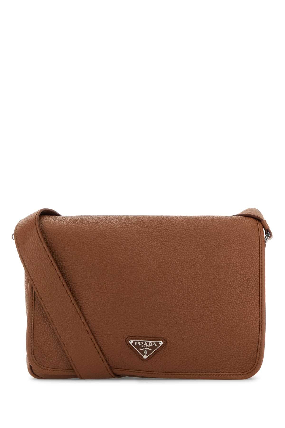 CARAMEL LEATHER CROSSBODY BAG Prada CAMEL TU