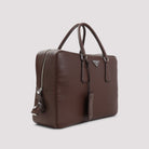 GRAINED LEATHER TOTE BAG Prada