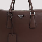 GRAINED LEATHER TOTE BAG Prada