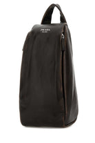 DARK BROWN NAPPA LEATHER BACKPACK Prada