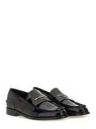 BLACK CALF LEATHER LOAFERS Alexander wang