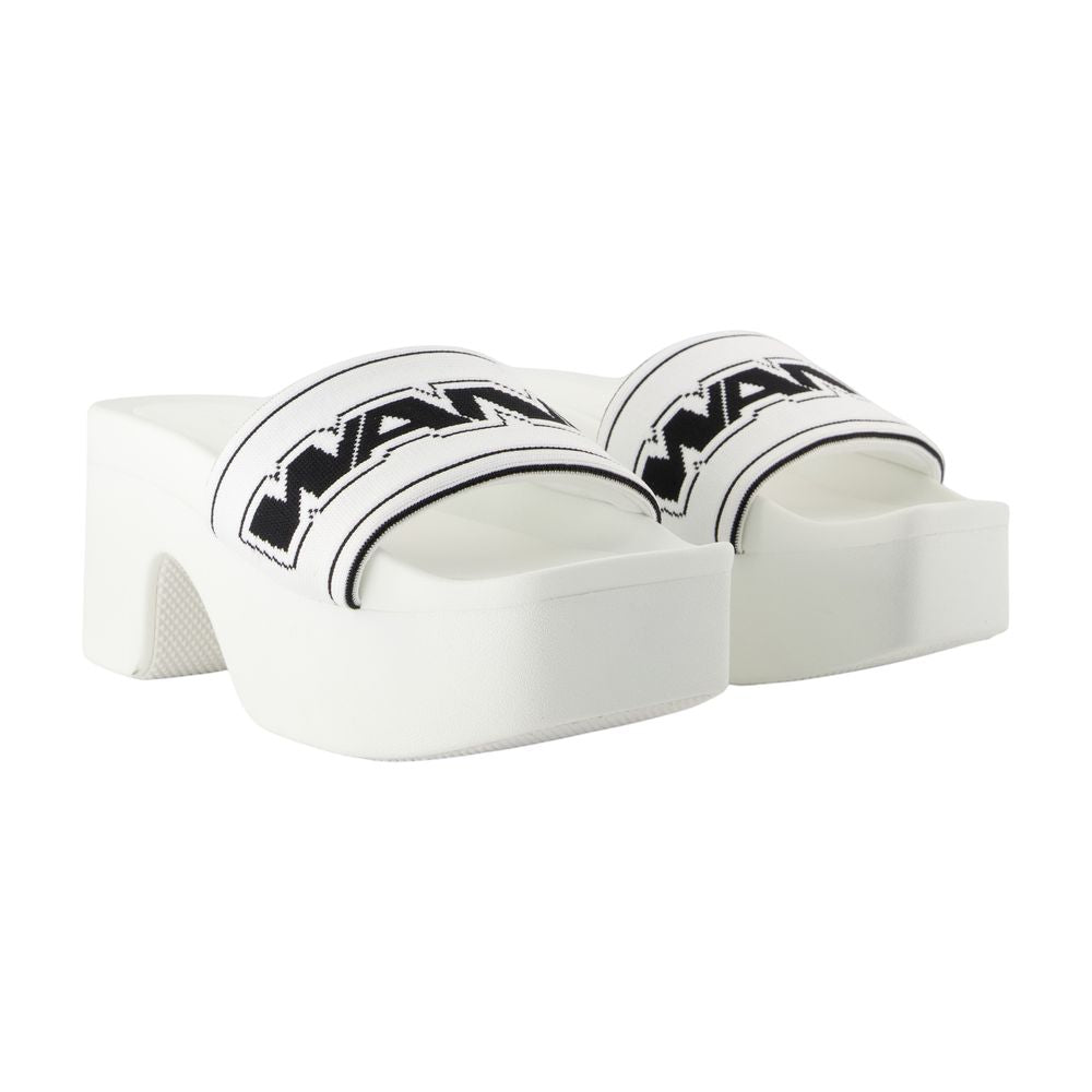 AW WEBBING PLATFORM SANDALS Alexander wang WHITE 35