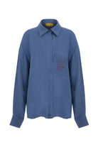 BLUE LINEN OCEAN SHIRT Je Te Veux S