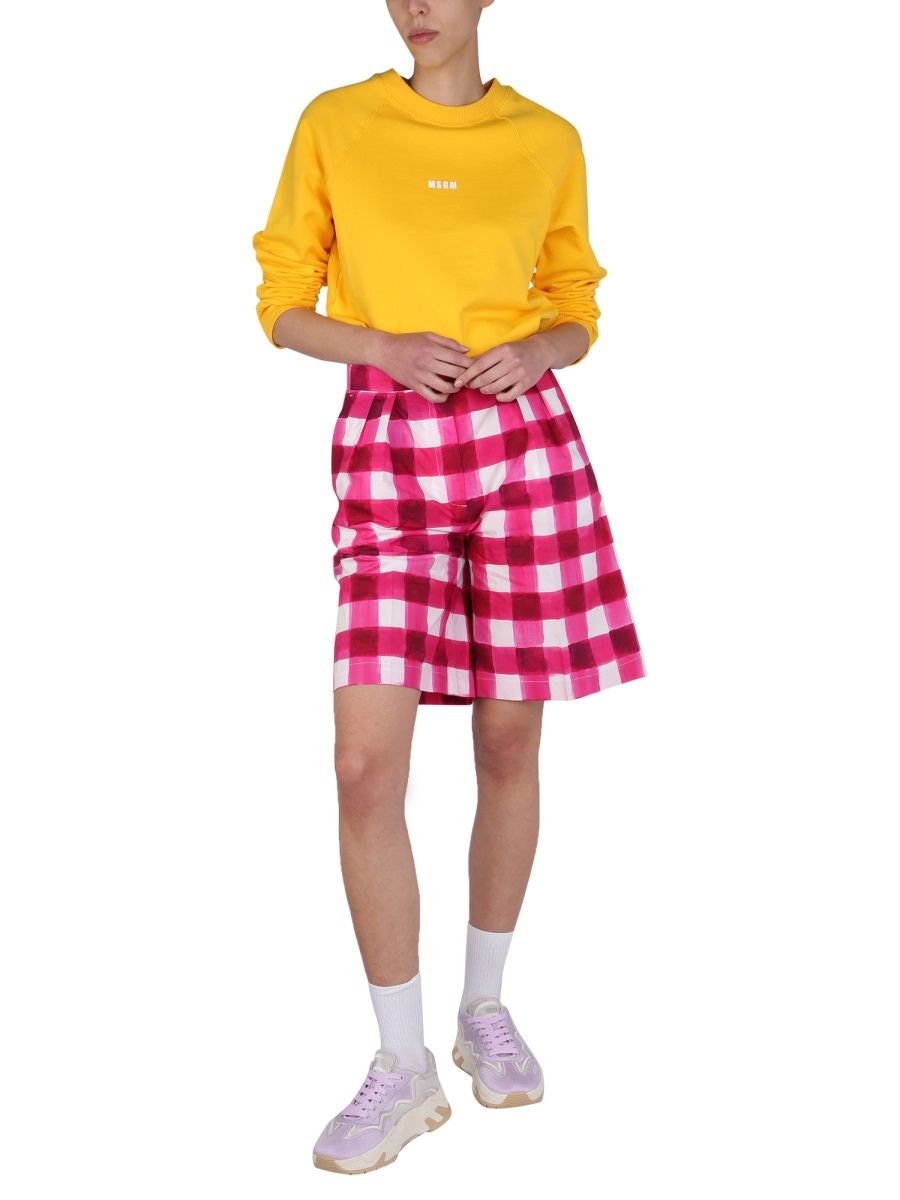 CHECK SHORTS MSGM