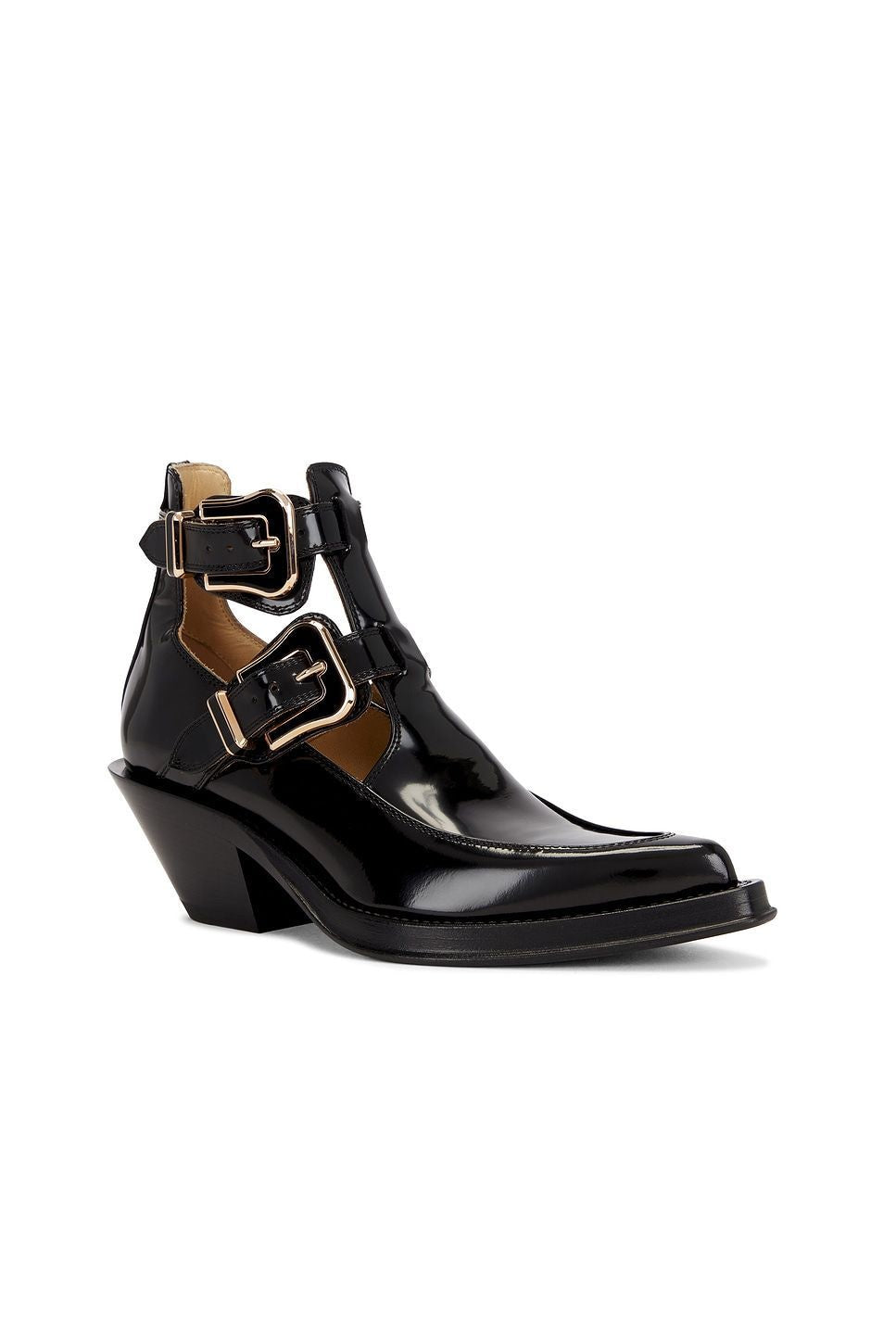 BOTIN CASTRO DOBLE HEBILLA NEGRO GABRIELA HEARST