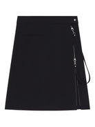 ZIPPED "HERITAGE" CREPE SKIRT COURREGÈS