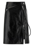 VYNIL MIDI SKIRT COURREGÈS BLACK 36
