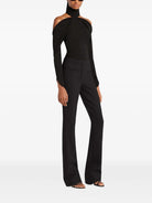 HIGH-NECK TOP WITH COLD-SHOULDER DESIGN COURREGÈS