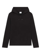 "OFF SHOULDER" HOODED T-SHIRT COURREGÈS BLACK XS