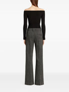 "OFF SHOULDER" RIB KNIT TOP COURREGÈS