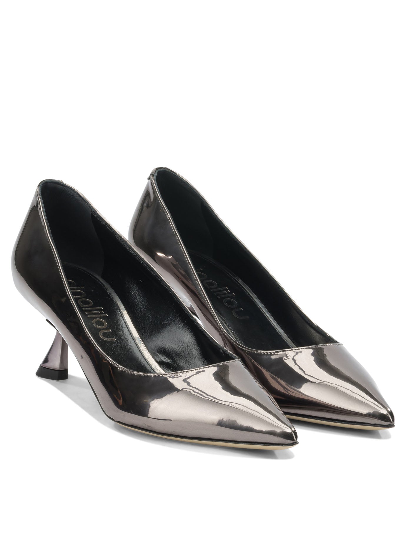Ninalilou Metallic Leather Pumps