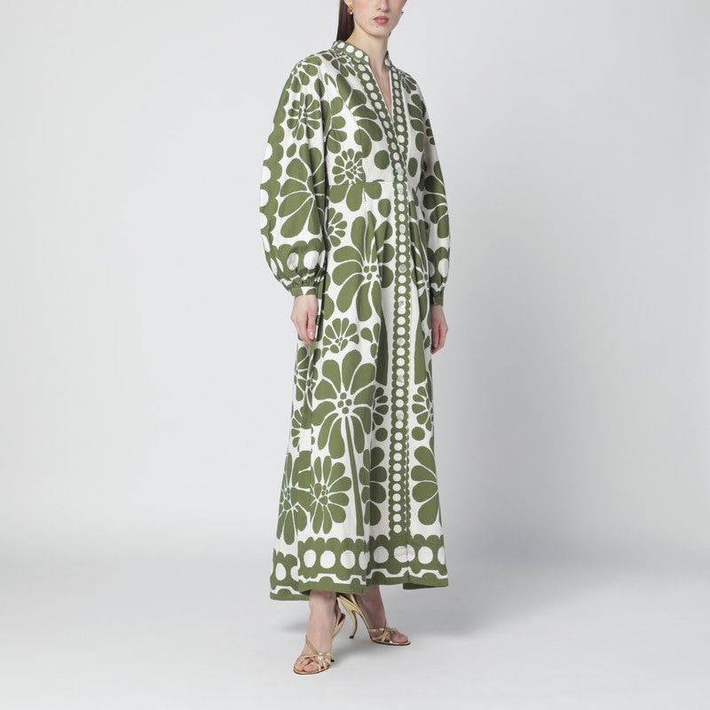 Farm Rio Women's Palmero Maxi Dress - Green - Size S