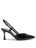 BLACK LEATHER HEELED SHOES NINALILOU BLACK 36