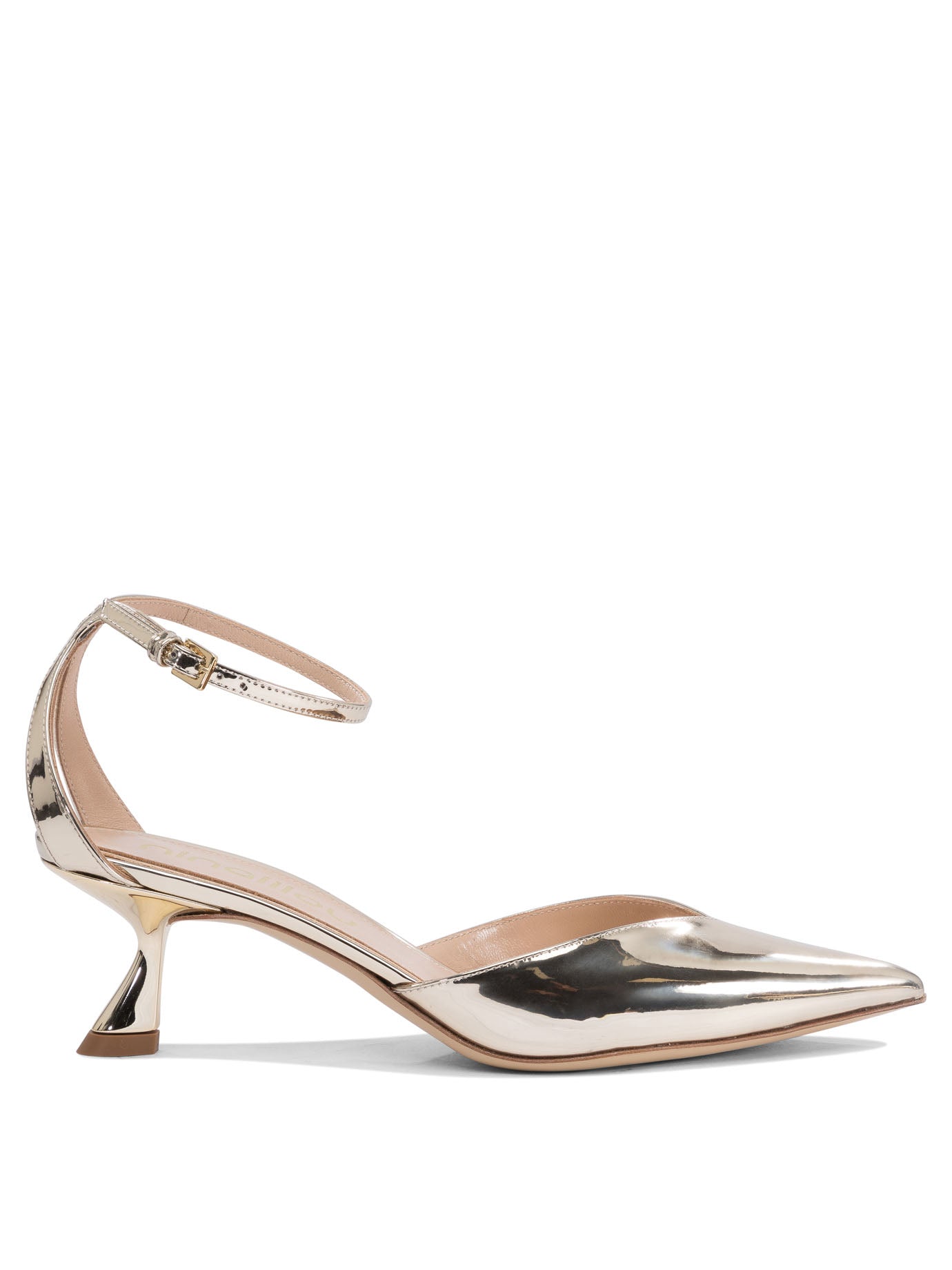 GOLD RUBBER HEELED SHOES NINALILOU GOLD 38