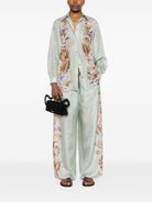 COCO PRINTED SILK TROUSERS Zimmermann