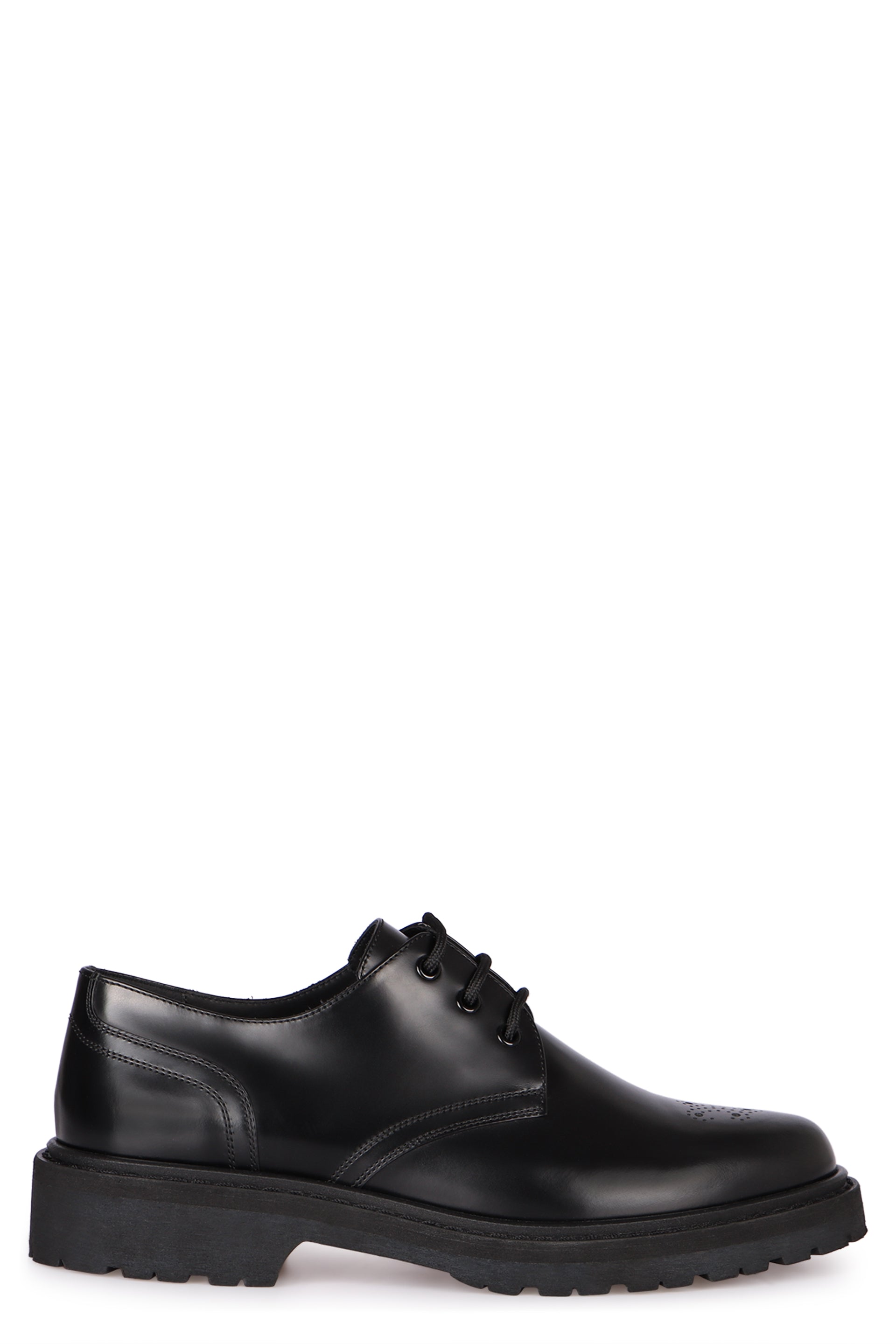 RANGERS LEATHER LACE-UP DERBY SHOES Celine black 44