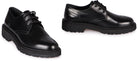 RANGERS LEATHER LACE-UP DERBY SHOES Celine