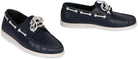 CELINE BATEAU LEATHER BOAT SHOES Celine