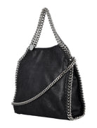 BLACK SHAGGY DEER MINI FALABELLA HANDBAG Stella McCartney