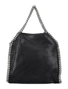 BLACK SHAGGY DEER MINI FALABELLA HANDBAG Stella McCartney