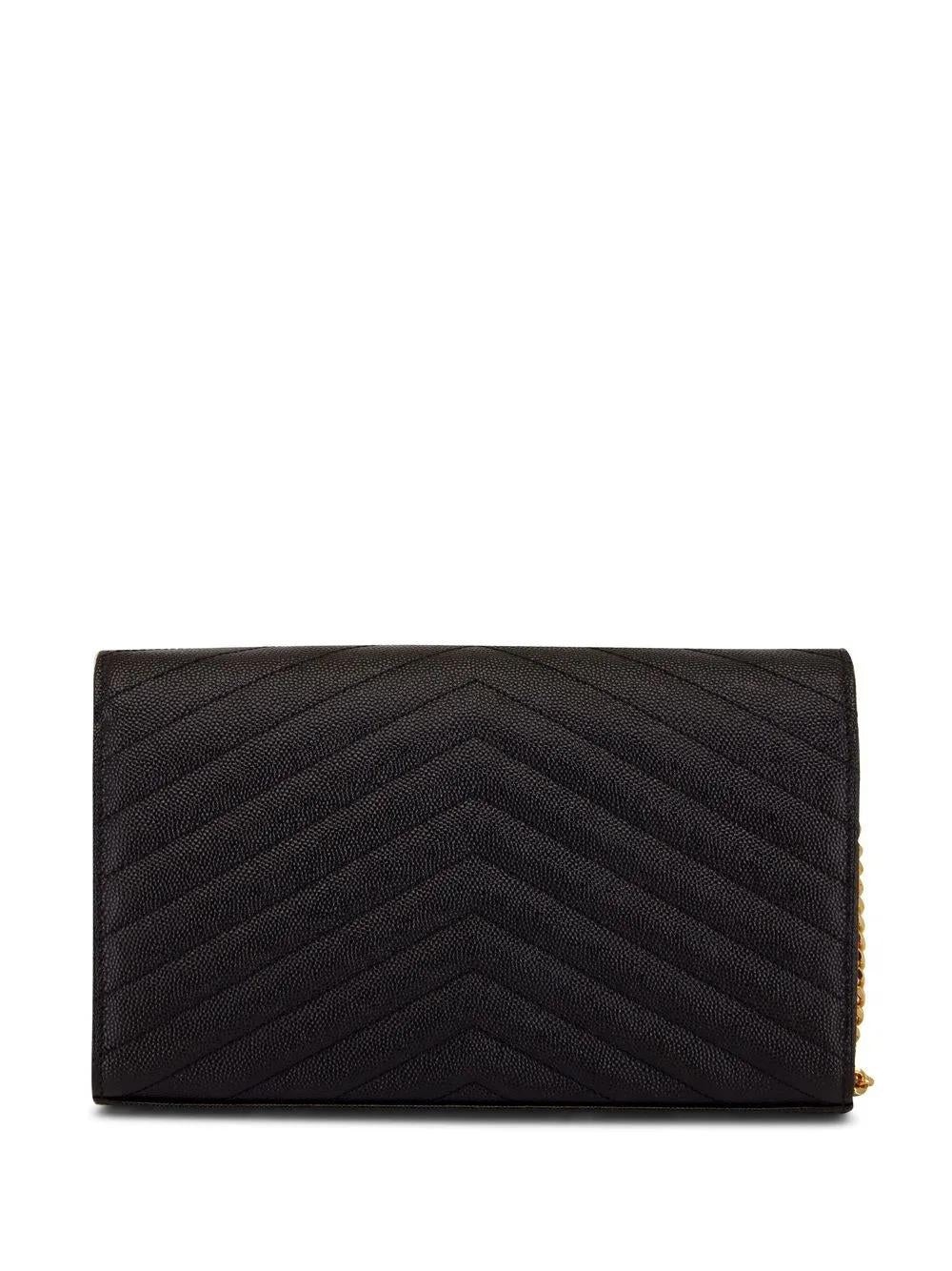 CASSANDRA LEATHER WALLET ON CHAIN Saint Laurent
