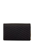 CASSANDRA LEATHER WALLET ON CHAIN Saint Laurent