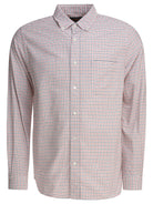 "OXFORD TATTERSALL" SHIRT BEAMS PLUS WHITE S