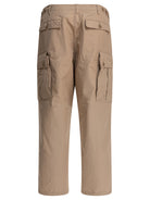 COTTON BEIGE TROUSERS BEAMS PLUS