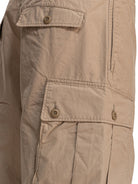 COTTON BEIGE TROUSERS BEAMS PLUS