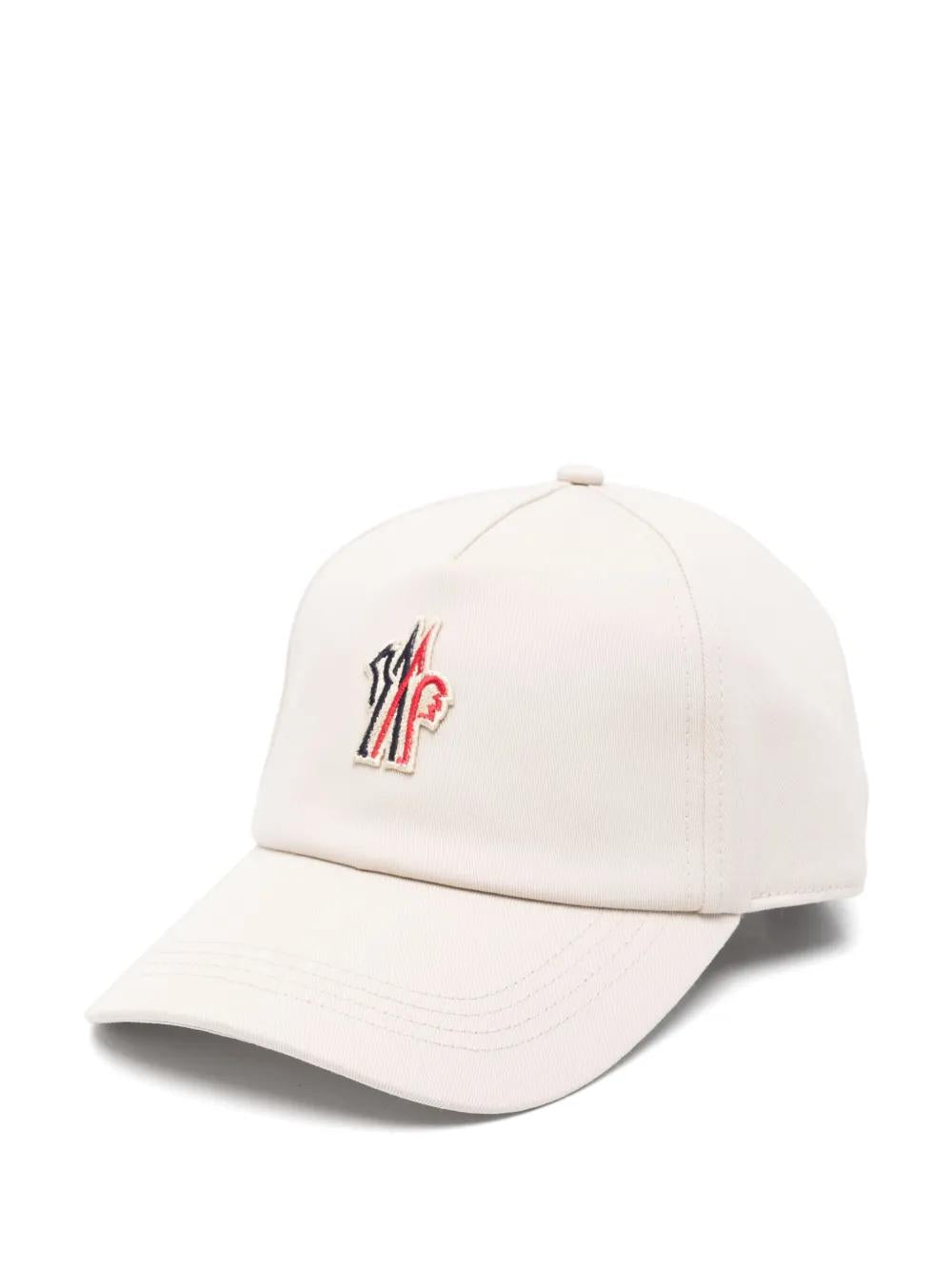 BASEBALL HAT WITH LOGO MONCLER GRENOBLE WHITE UNI