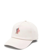 BASEBALL HAT WITH LOGO MONCLER GRENOBLE WHITE UNI