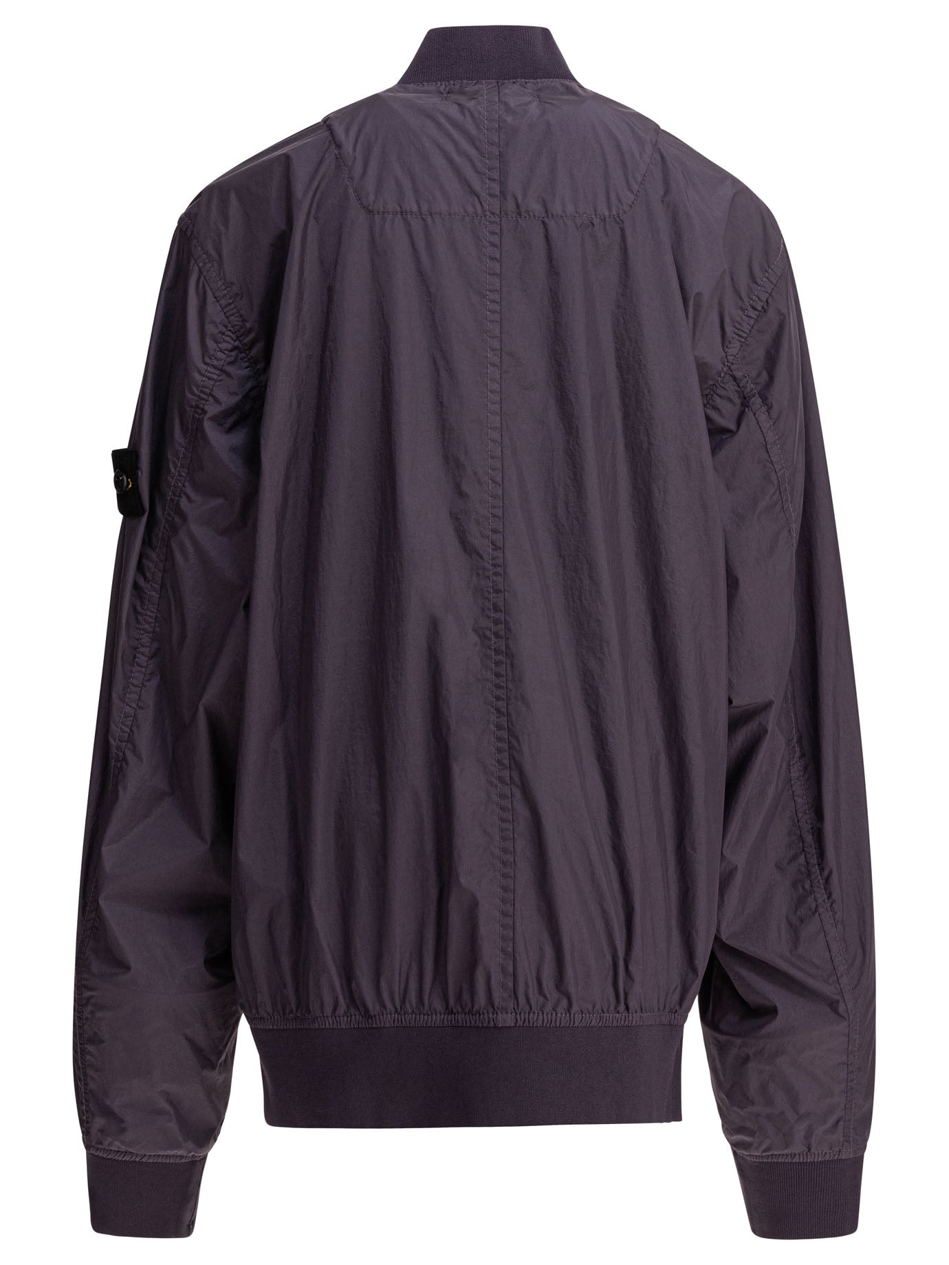 PURPLE POLYAMIDE JACKET STONE ISLAND KIDS