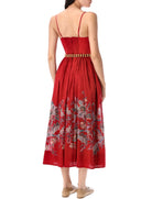 RHIANNON CROSET MIDI DRESS Zimmermann