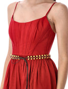 RHIANNON CROSET MIDI DRESS Zimmermann