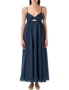 ASCENSION TWIST FRONT DRESS Zimmermann DARK BLUE 2