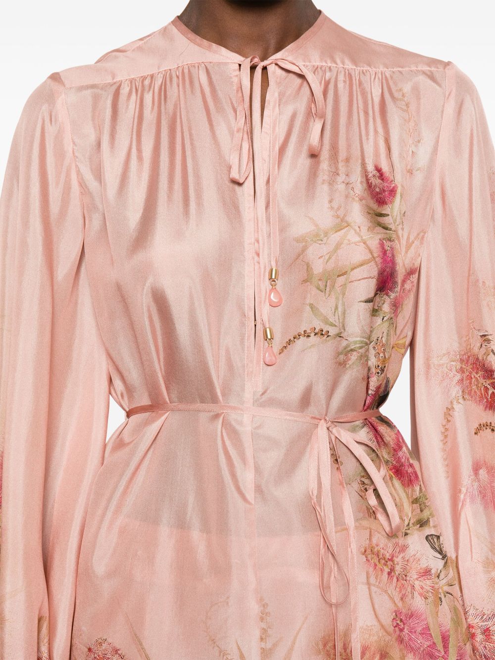 CASCADIAN PRINTED SILK TOP Zimmermann