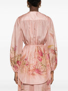 CASCADIAN PRINTED SILK TOP Zimmermann