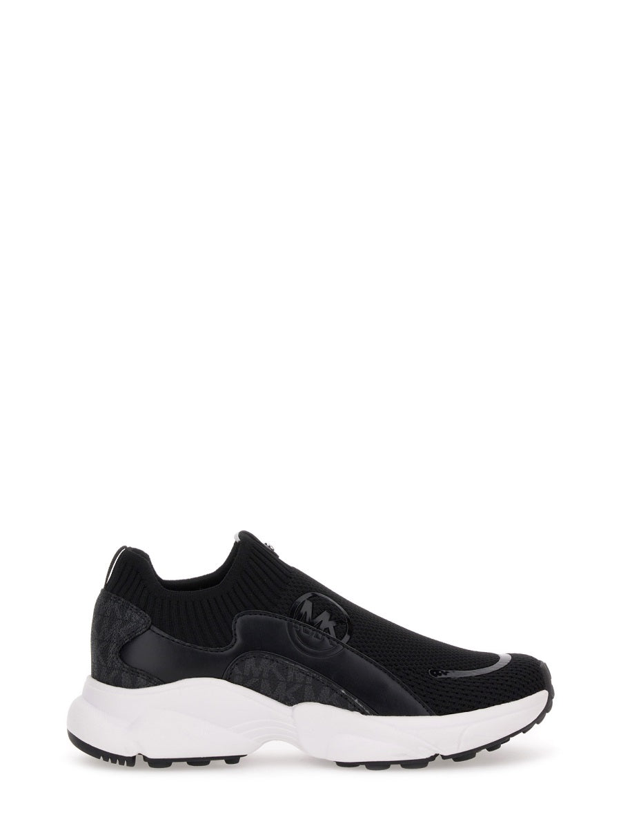 BLACK POLYESTER SNEAKERS