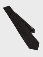 LOGO-JACQUARD SILK TIE Gucci