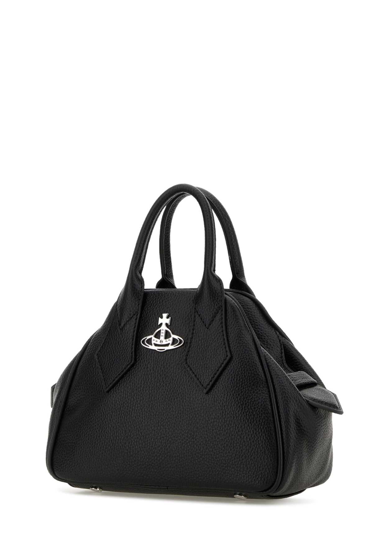 BLACK SYNTHETIC LEATHER SMALL YASMINE HANDBAG Vivienne Westwood