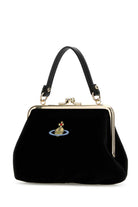 BLACK VELVET GRANNY HANDBAG Vivienne Westwood